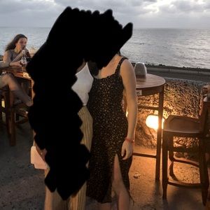 Zara floral midi dress